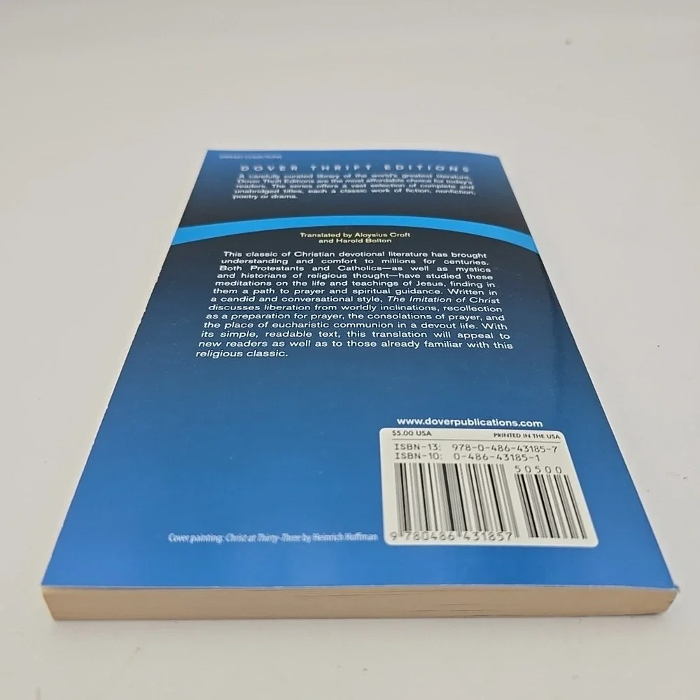 The Imitation of Christ by Thomas a Kempis‎ [Paperback]